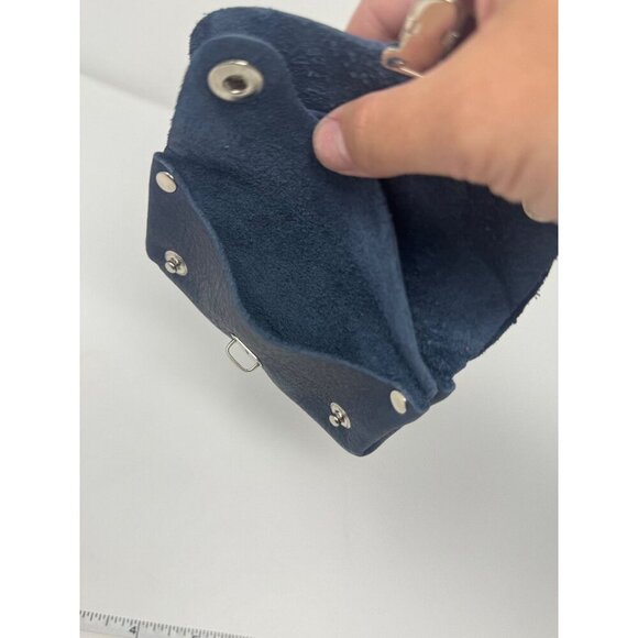 Cuir & Terre two tone Leather shoulder bag matching coin purse Made in France - Picture 15 of 16